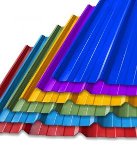 Corrugated Coated Blue Color Steel Roof Sheet Color Coated 